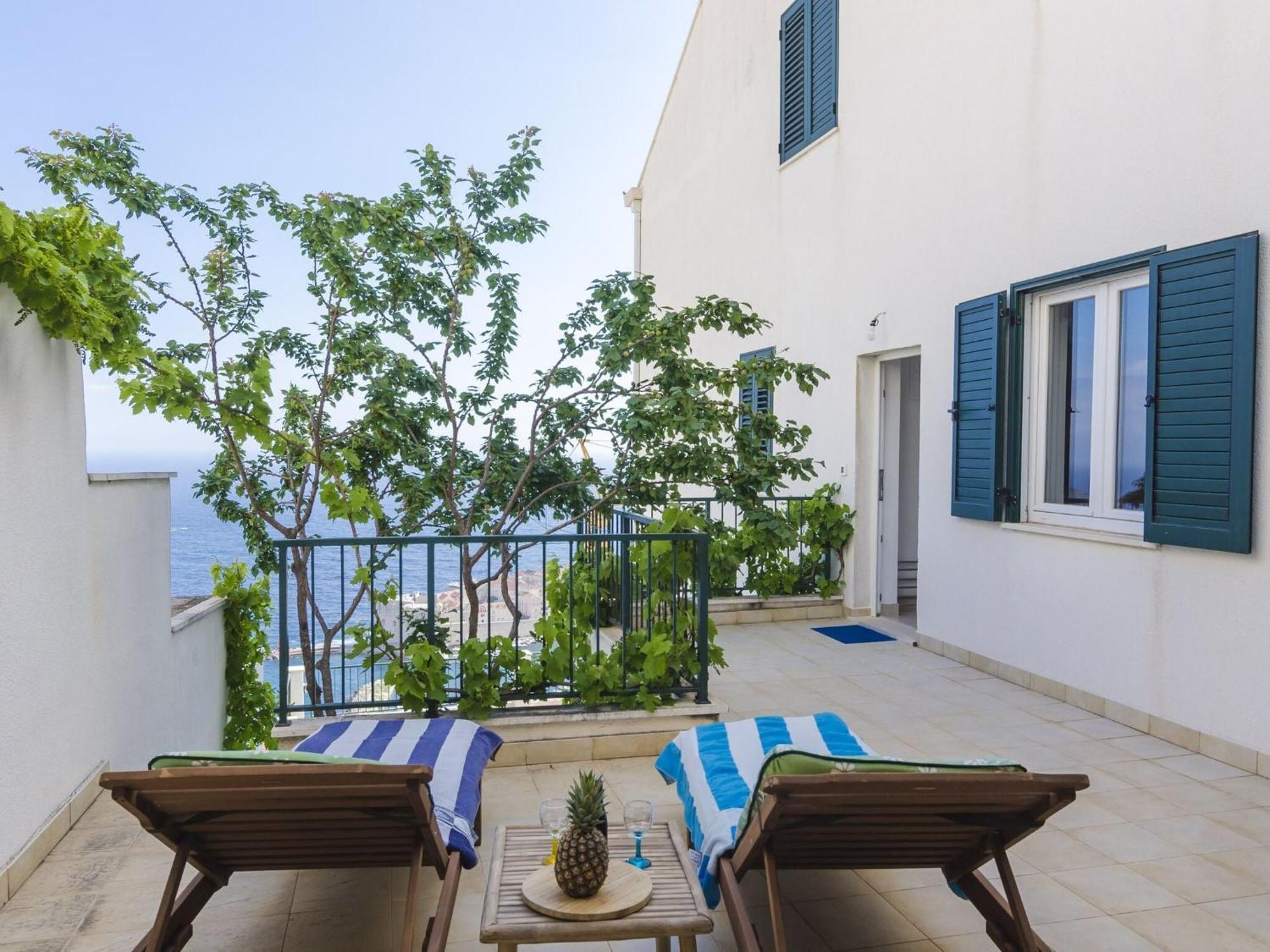 Ploce Apartments- Two-bedroom With Terrace And Sea View - Frana Cale 24 Street Dubrovnik
